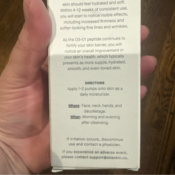 One Skin OS-01 FACE moisturizer. Anti-aging! NIB! SEALED! Exp: 11/2027!!! NEW! - Picture 15 of 16